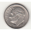 2000 - 10 Cents (Dime) Rame-nickel Dollaro Stati Uniti Roosevelt  Dime FDC